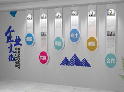  隆安企业文化墙需要传递什么办公文化？